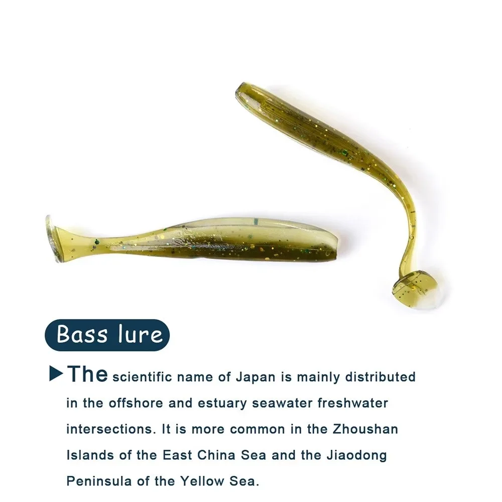 NGB Jigging Shad Señuelo Blando Cola en T para Black Bass - imagen 4