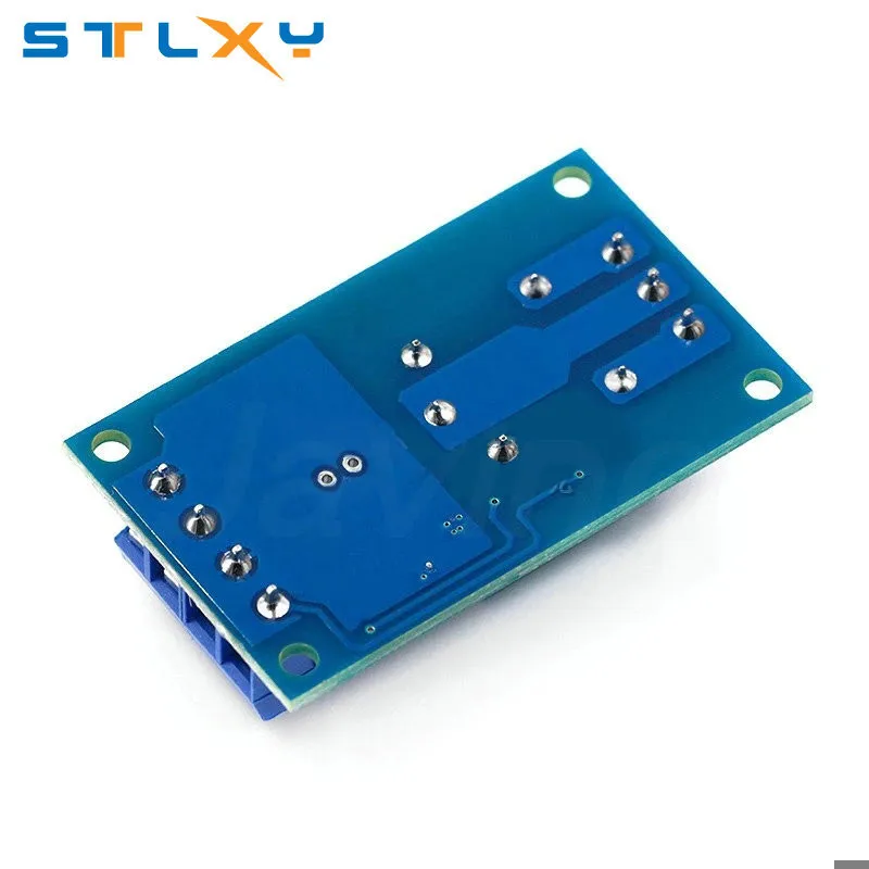 Single key bistable relay module automobile refit switch one key start stop self lock single chip microcomputer control 51