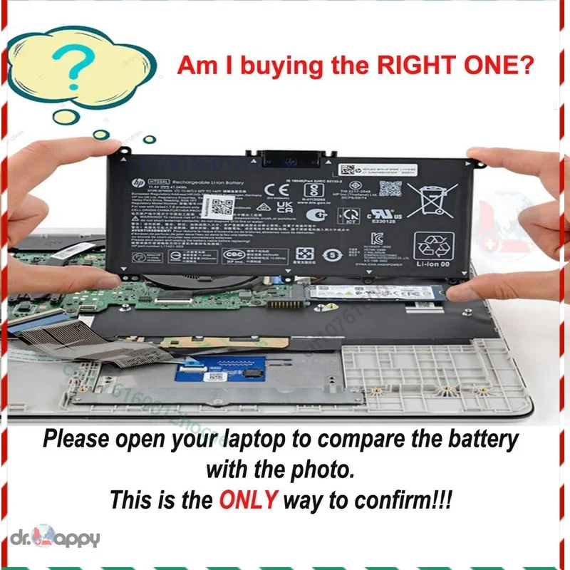 بطارية SE03XL لـ HP 14-AL028TX 14-AL062NR 14-AL007LA 14-AV002LA 14-AV005LA شحن سريع