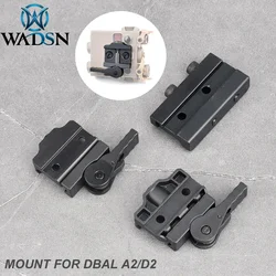 Tactical DBAL A2 D2 Mount QD Base Quick Install Remove Metal Plastic Fit 20mm Rail For DBAL PEQ Mounting Seat laser Accessories