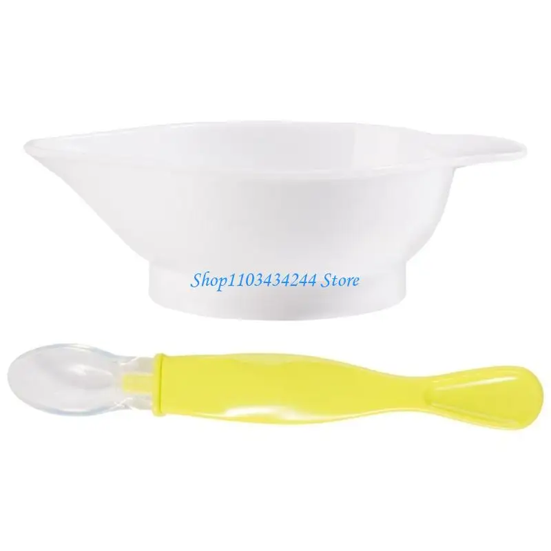 

Baby Feeding Set Bowl & Spoon Set Kid Feeding Essential Feeding Supply for Todders