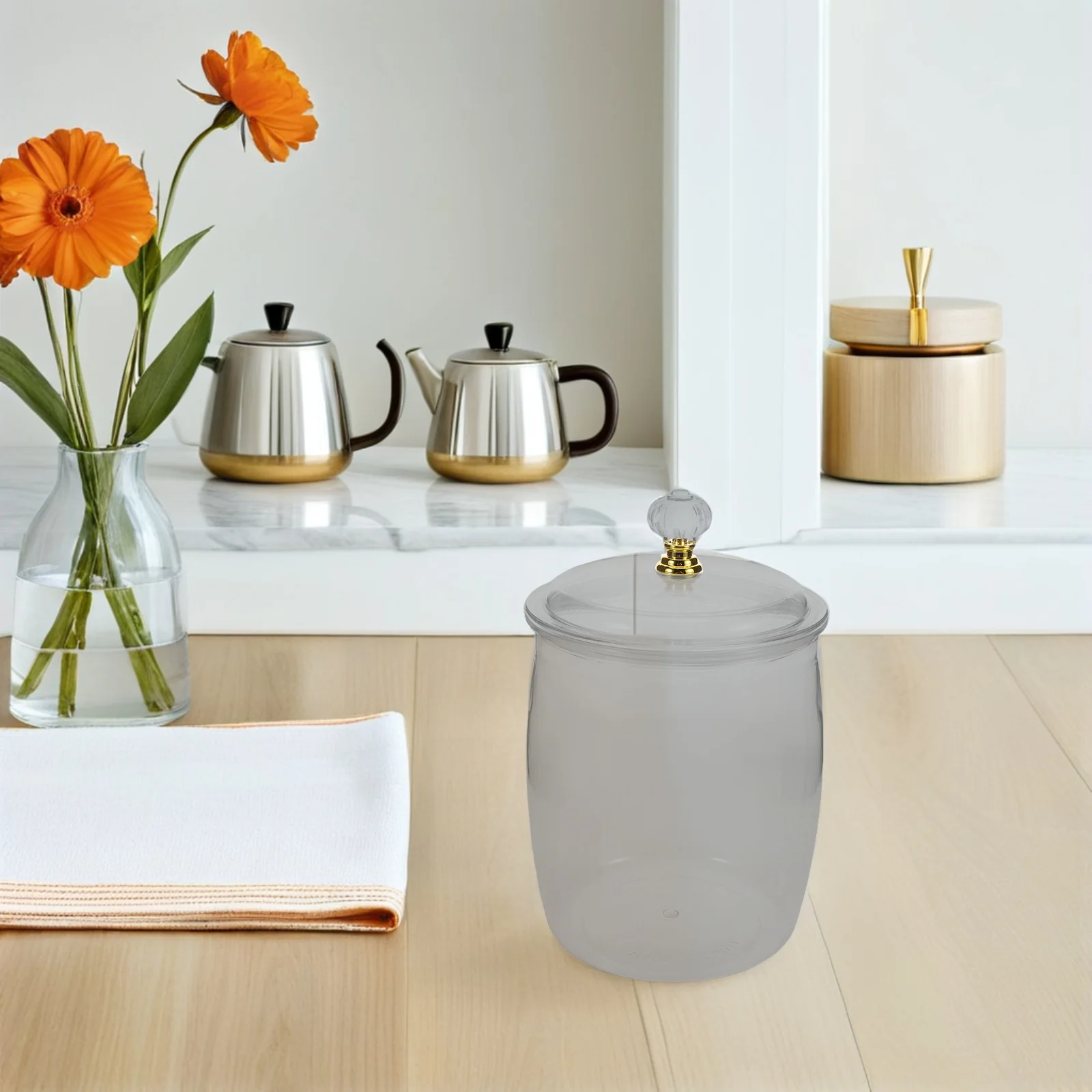 

Transparent Airtight Jar Food Storage Containers Clear Plastic Jars