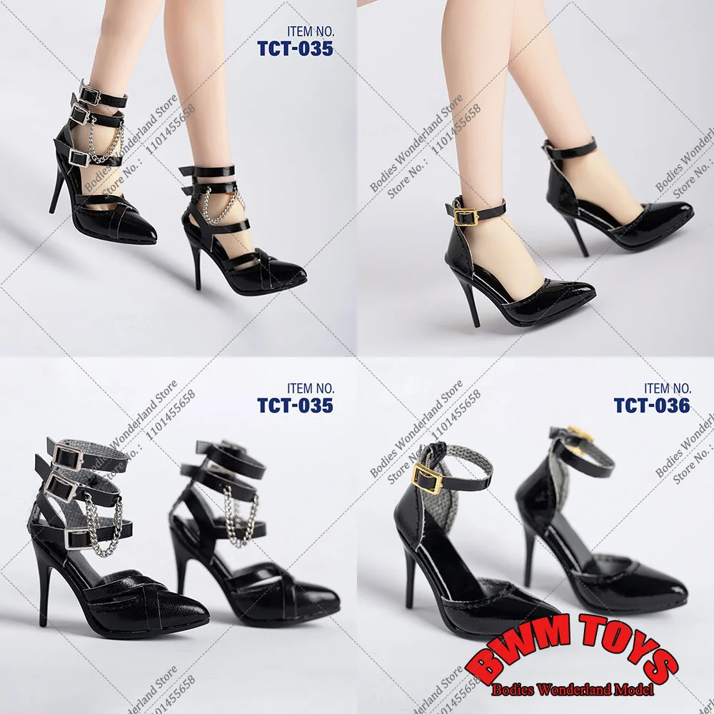 

TCT-036 TCT-035 1/6 Scale Pointed-toe Slim High Heels Shoes Sandal Fashion Shoes for 12Inch BJD OB Female Solider Action Figure