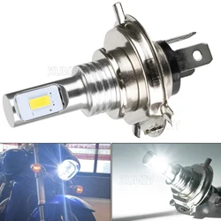 H4 9003 HS1 LED Headlight Bulbs Replacement Upgrade Bulb 6000K White for Car ATV UTV Motorcycle H4 Hi/Lo Beam Lights Fanless