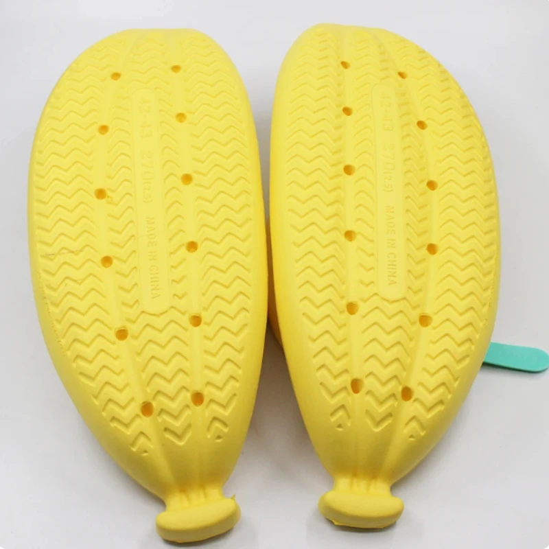 Banana design Flip Flops for Women Men Summer Novelty Slippers Thick Sole Platform Non-Slip Sandals Bathroom Couple Shoes