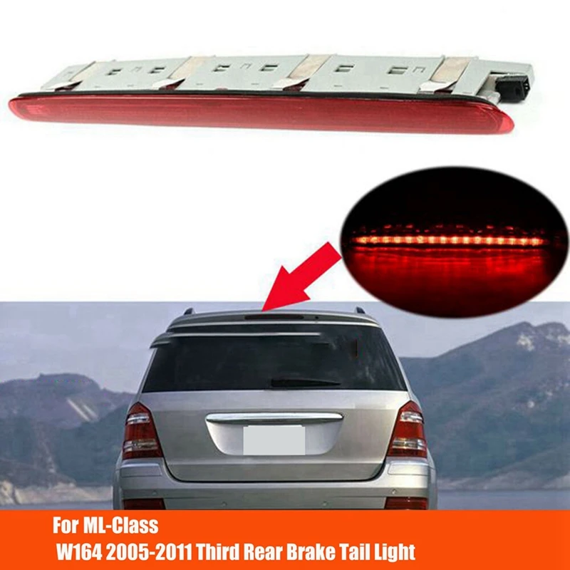 

Car Third 3RD High Brake Light Lamp A1648201056 For Mercedes Benz ML-Class W164 2005-2011 Rear Stop Tail Light