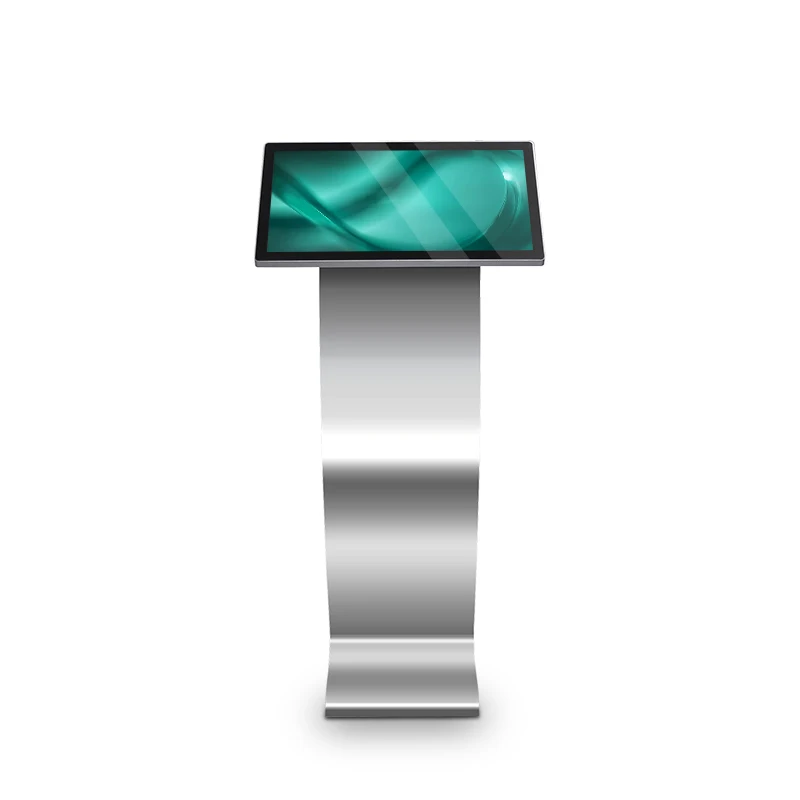 Floor Stand 21.5 Inch FHD Interactive Multi Touch Screen Kiosk Android System Digital Signage For Bank Totem Queue