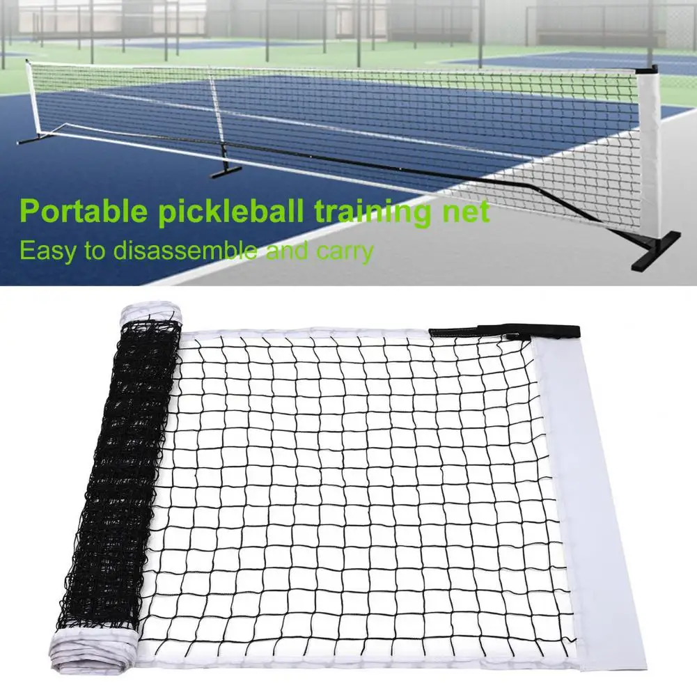 Ultra-Stable Pickleball Net Simple Installation Indoor/Outdoor Regulation Size Portable Pickleball Net Replacement Parts