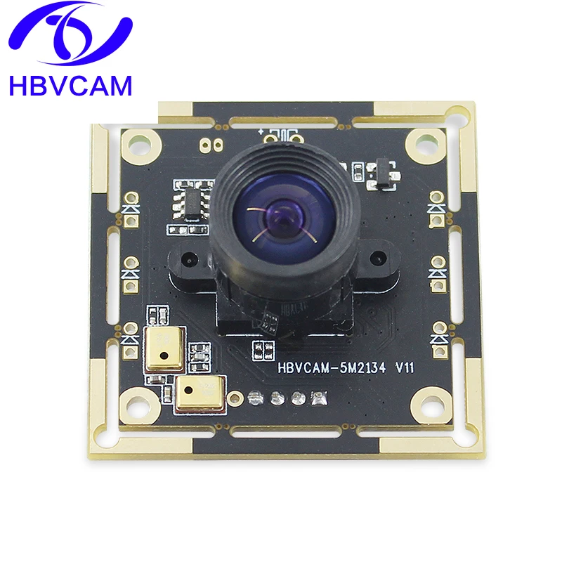 

5MP HBVCAM HD CMOS OV5693(1/4") 2592*1944 30FPS 74/100/120 degree Camera Board For Laptop