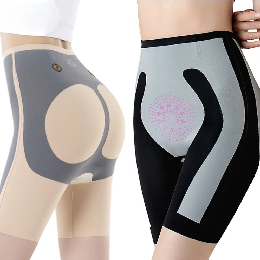 Naadloze postpartum body shaper hoge taille slipje butt lifter slip yoga veiligheidsshorts buikcontracterend