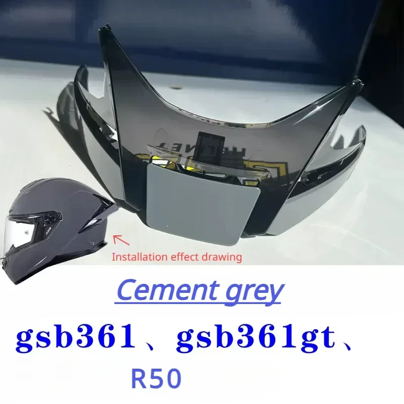 QIANBAI  Suitable for GSB 361GT/GSB 361/R50 Large Tail Air Guide Vane Combat Radar Track Spoiler Throttle Modified Tail，New