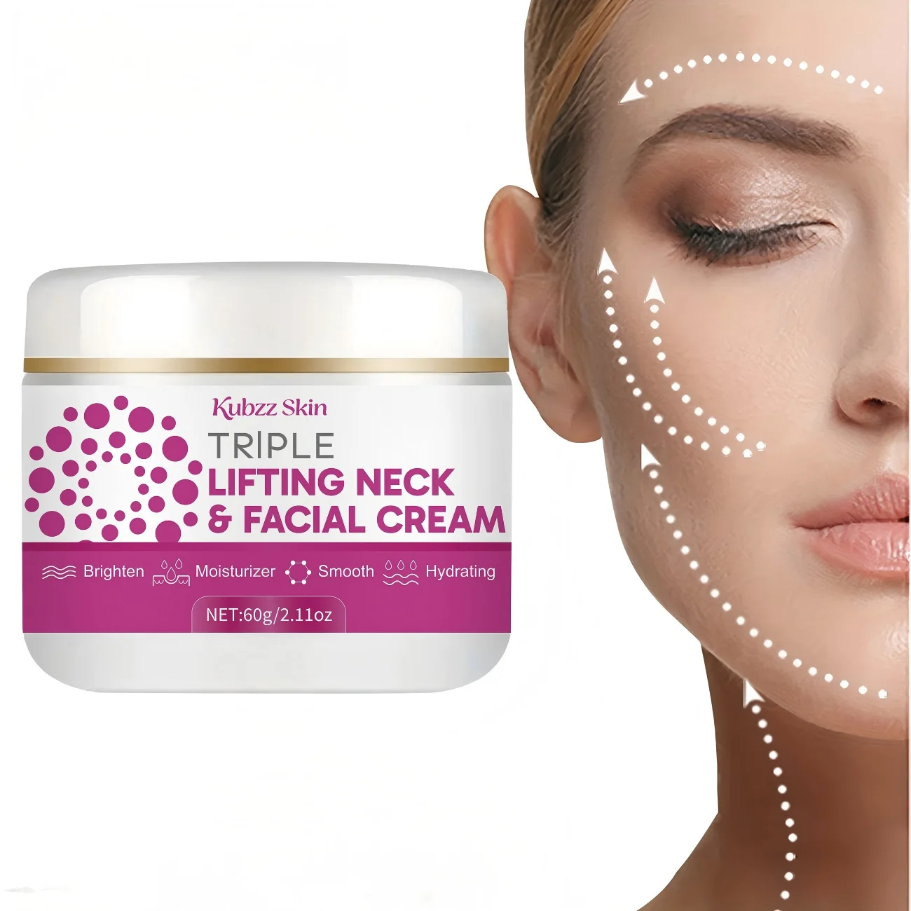 목 주름 크림, 페이셜 리프팅 및 탄력 크림, 콜라겐과 - Ceramide Moisturizer 리뷰 및 가격
