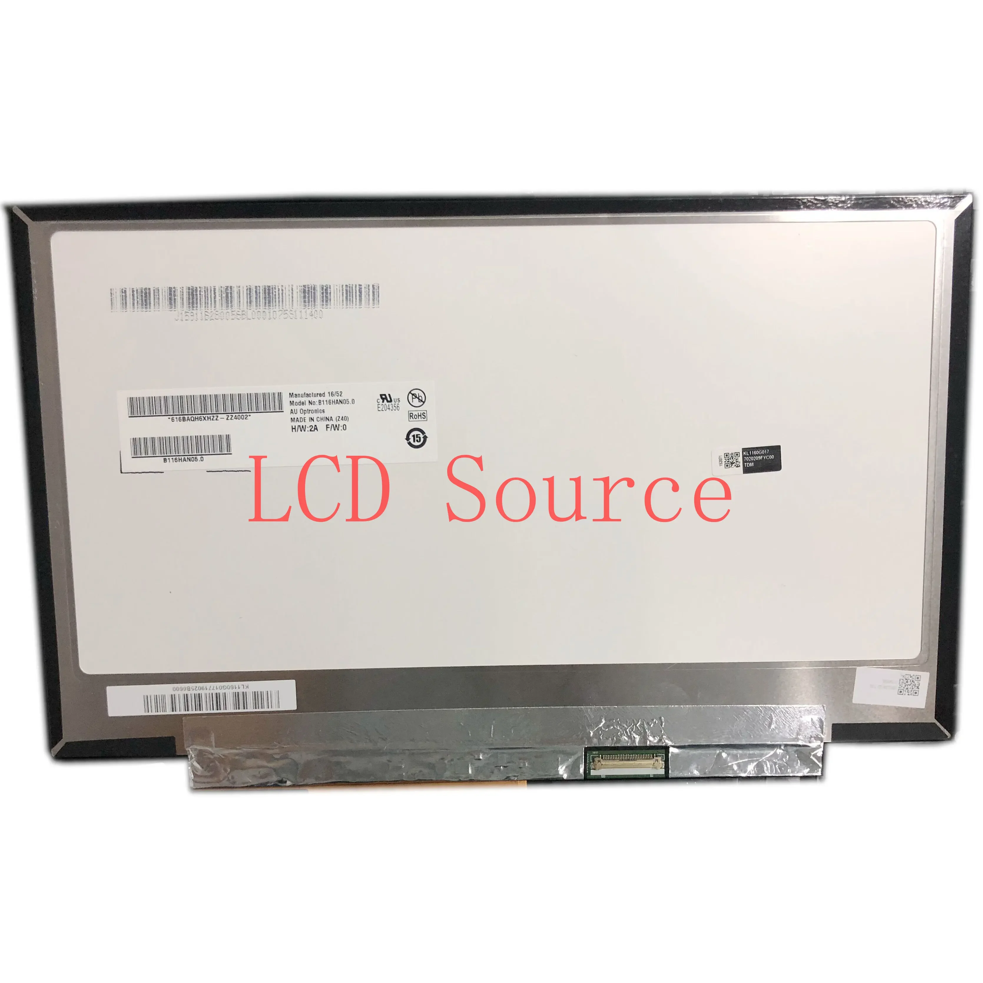 شاشة LCD LED للكمبيوتر المحمول B116HAN05.0 ، مناسب ، IPS ، من نوع