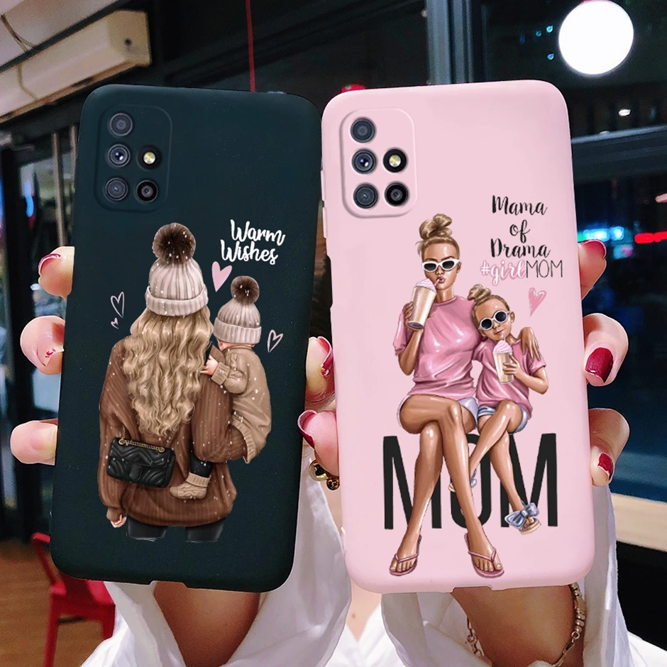 Чехол для телефона Samsung M51, мягкий силиконовый чехол из ТПУ для Samsung Galaxy M51, чехол-бампер с рисунком для девушек