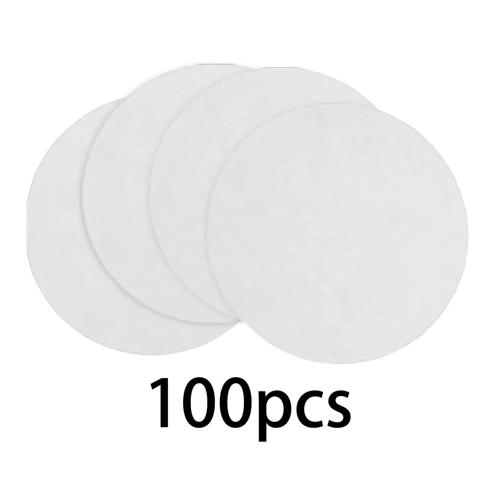 100pcs/set Microwave Kiln Papers Oven Insulation Blanket Gasket Paper Heat Resistance Round Microwave Kiln Papers DIY Handmade