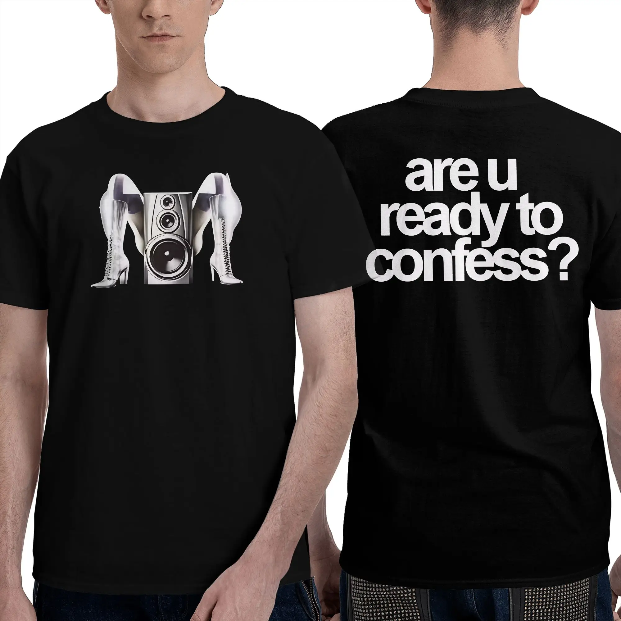 Men's T Shirt Madonnas Confessions II Album 2026 T-Shirts Trending  Summer Tees Y2K Funny Pattern Cotton Tops Gift Idea