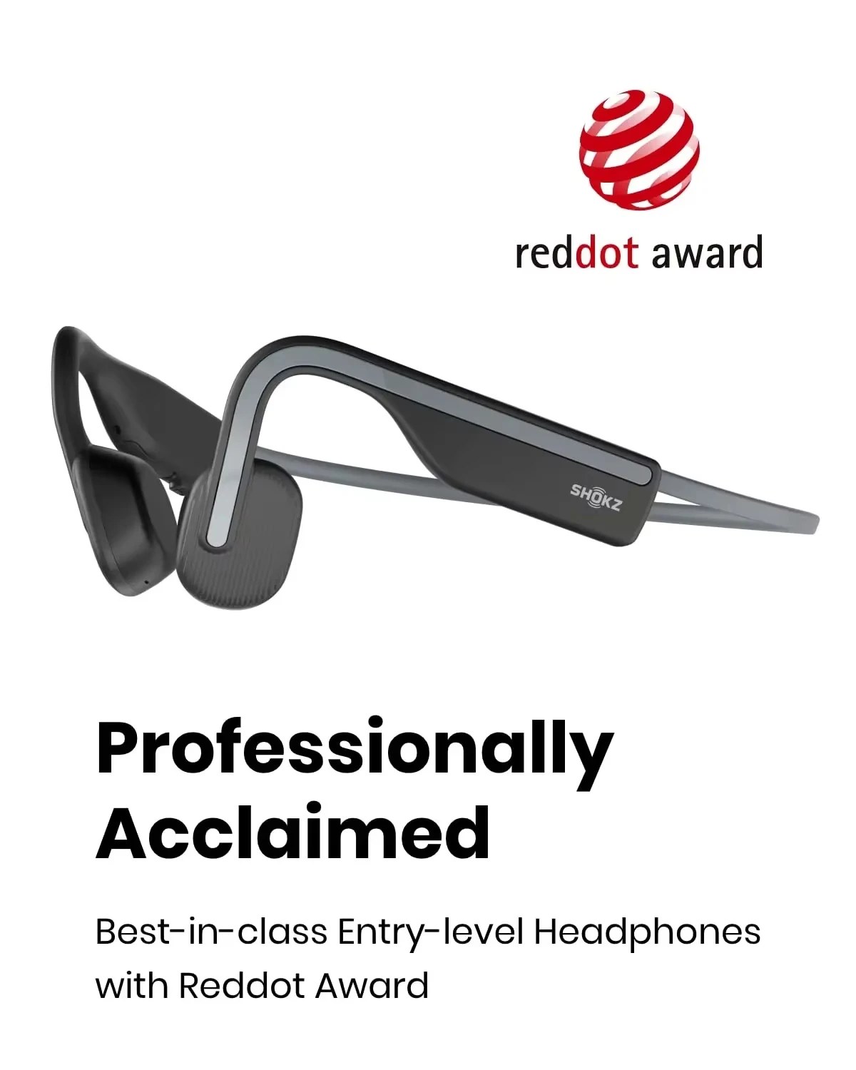 Original SHOKZ OpenMove S661 Bone Conduction Bluetooth Earphone Typc C IP55 Water-Resistant Wireless Sport Earbuds Open-Ear