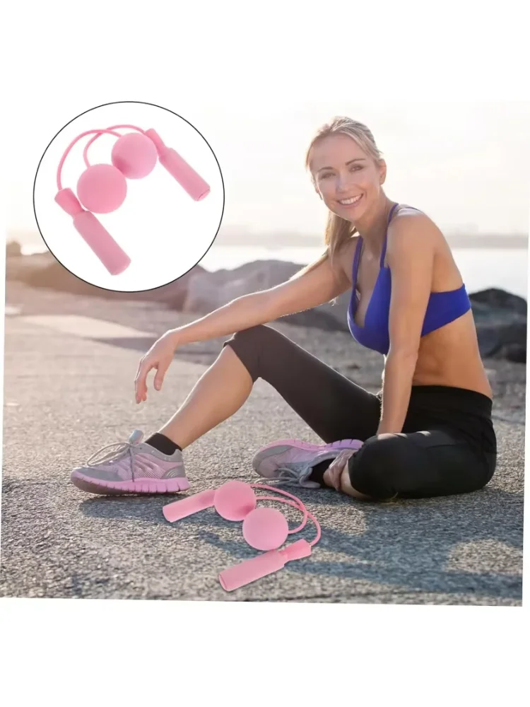 Cordless Jump Rope With Heavy Balls Sports Fitness Training Bodybuilding Exercise Rapid Speed Skipping Rope Home Gym Equipment