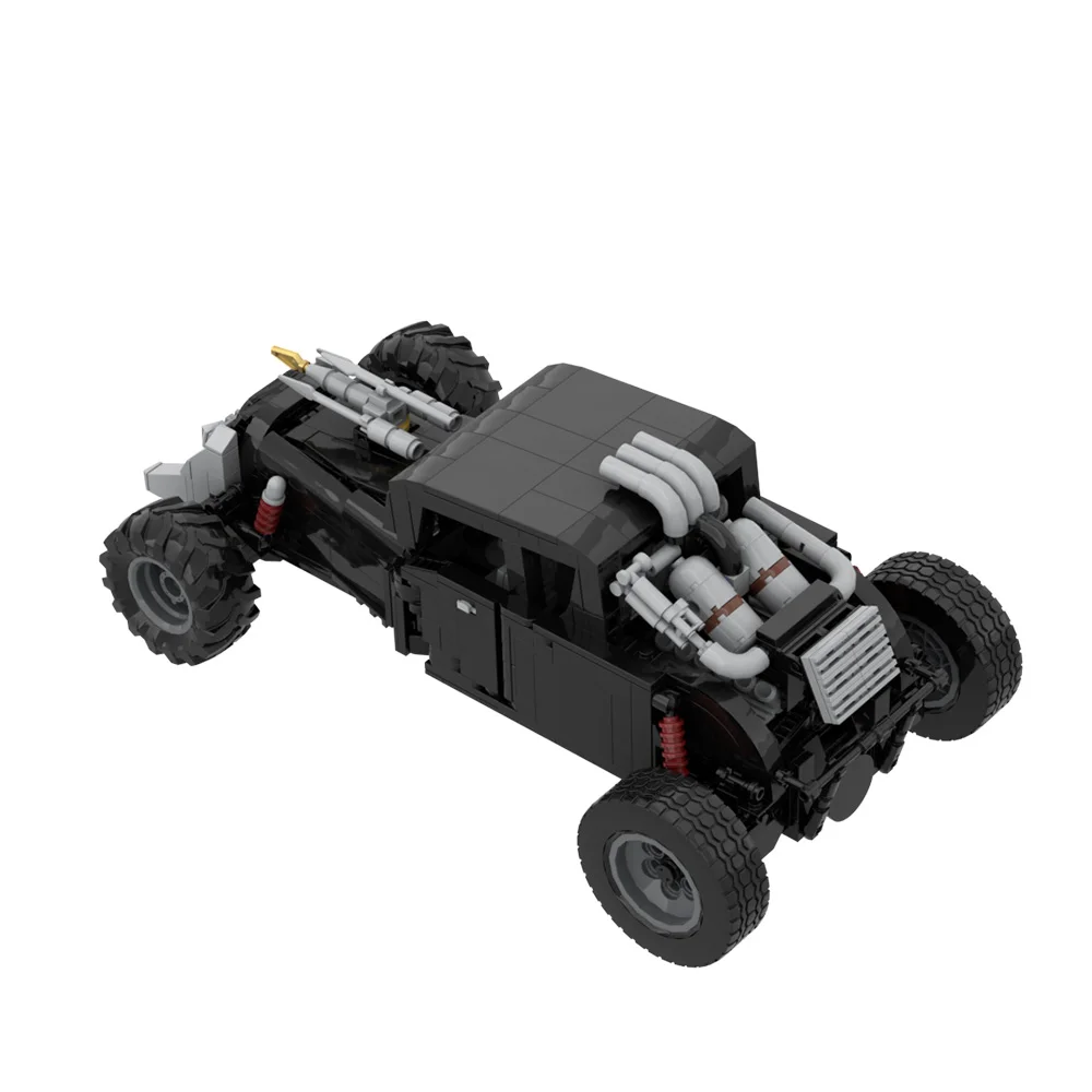 Moc clássico mads maxs irritáveis carros pretos e elvis blocos de construção modelo fúria estrada tatra t815 o equipamento guerra tijolos brinquedo presente do miúdo