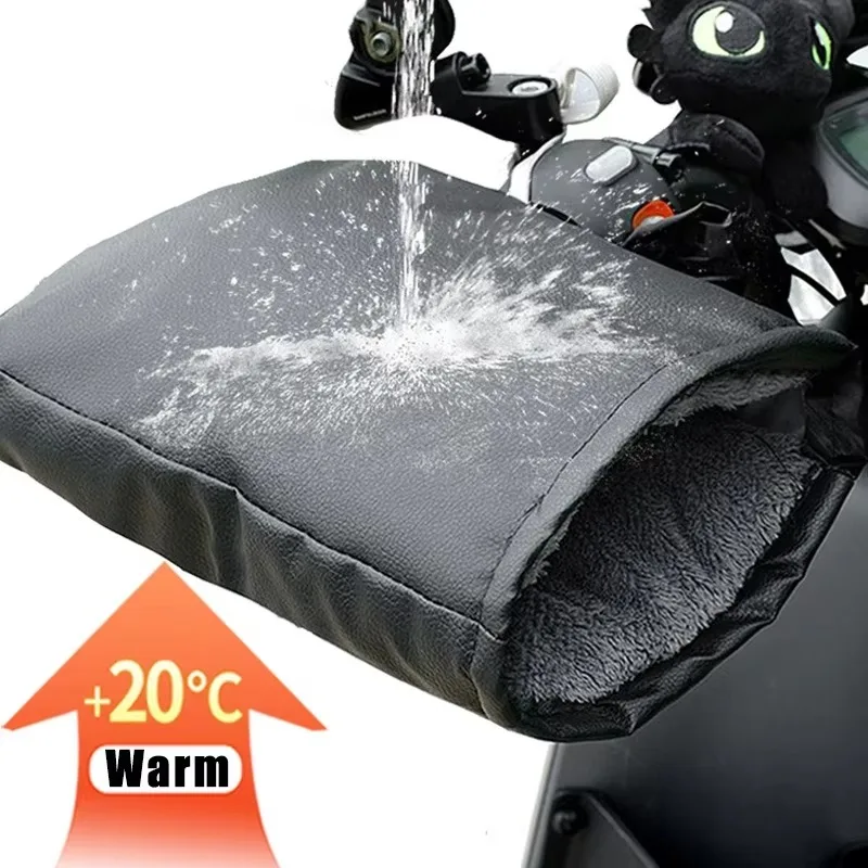 Motorrad Lenker Muffs Winter Ausrüstung Handschuhe Wärmer Handschuhe Wasserdichte Handmuffs Fahrrad Griff Abdeckung Hand Abdeckungen Wärmer