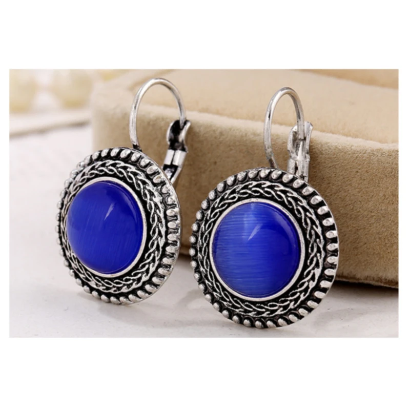 Fashion Boho Big Drop Earrings For Women Jewelry Brinco Carved Vintage Tibetan Silver Bohemian Long Earrings Jewelry