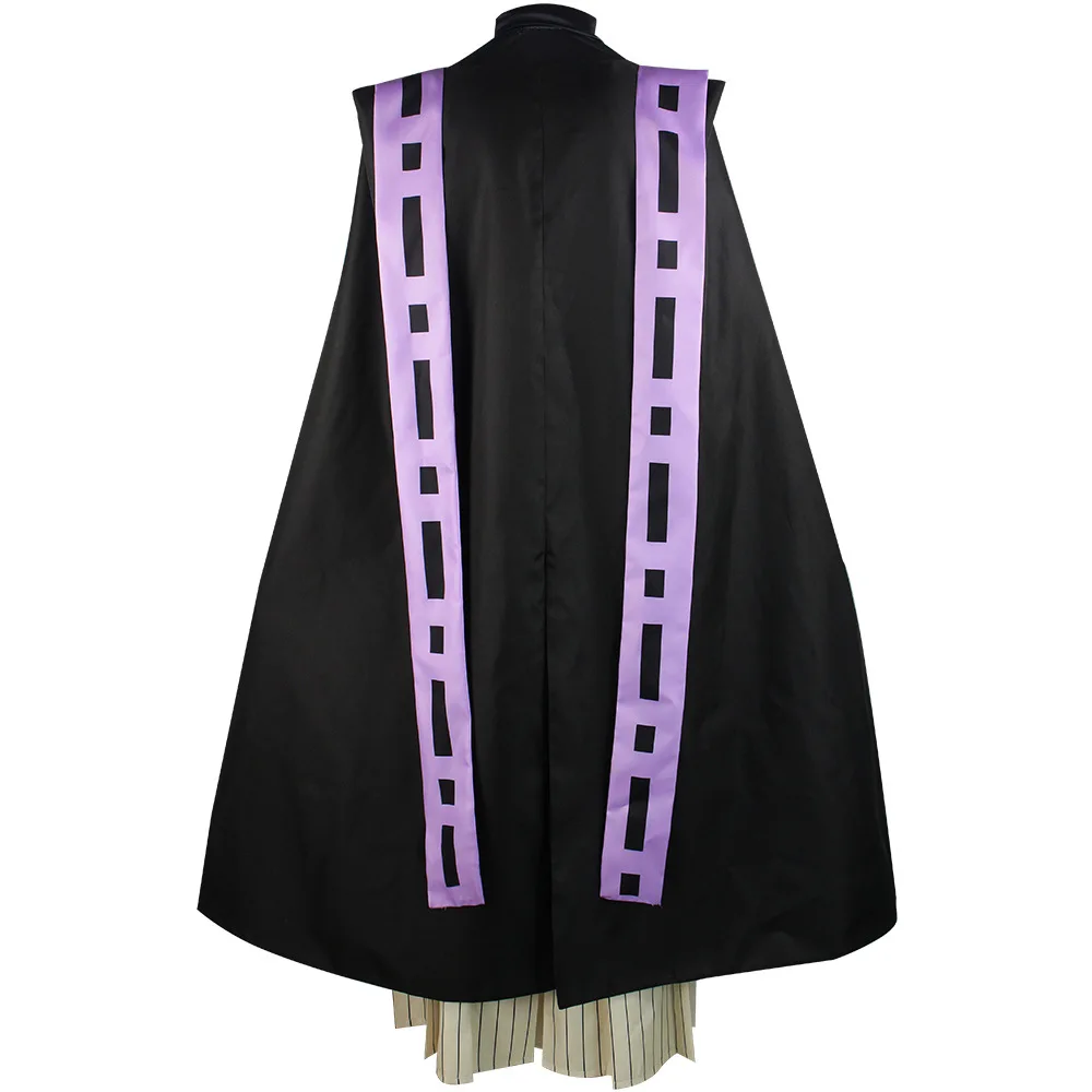 Kostum Cosplay Demon Slayer Doma Douma Pakaian Kimetsu No Yeyang Kimono Anime Halloween untuk Pria Wanita Pakaian Karnaval RolePlay