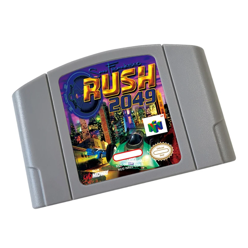 San Francisco Rush 2049 64 Bit  Video Game Cartridge For US And EU Version Game Console