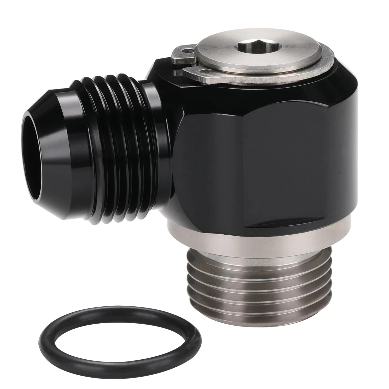 AN6 AN8 AN10 Turbo Brake Hose Fittings For Motorcycle & Automotive Stainless Steel Adapter Black Bolt Ring ORB6/ORB8/ORB10 view 4