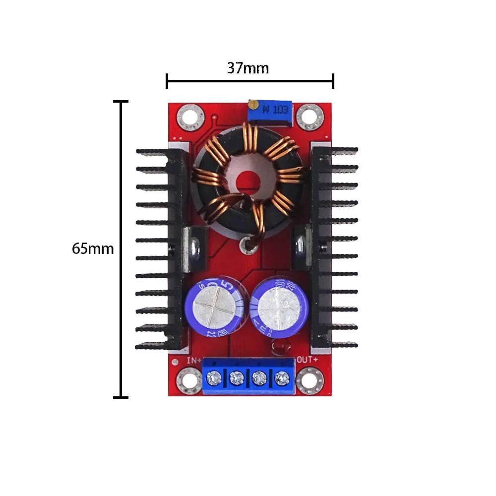 1PCS DC DC 9A 150W Boost Converter Step Down Buck Converter 10-32V To 12-35V Power module