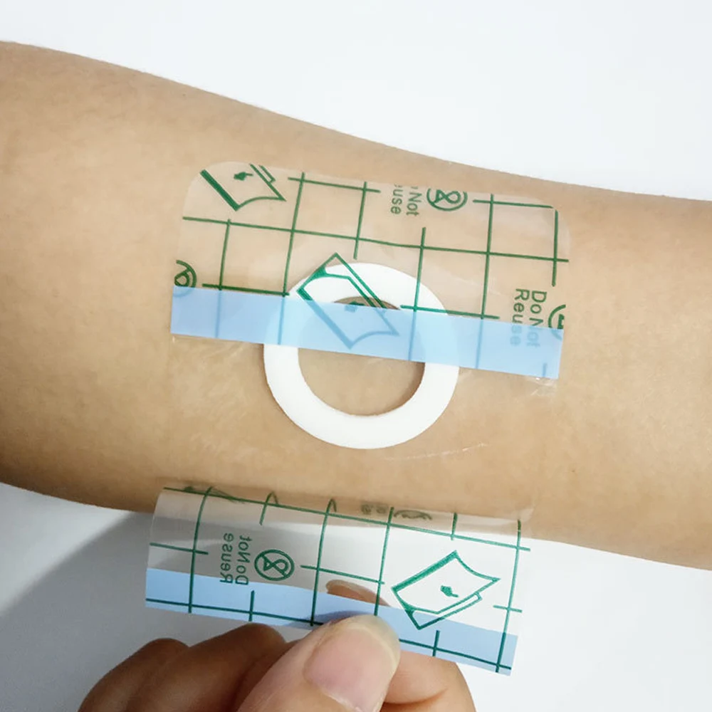 10-20pcs Medical PU Film Adhesive Plaster Waterproof Medicinal Wound Dressing Fixation Tape Bandage with Ring Navel Patch