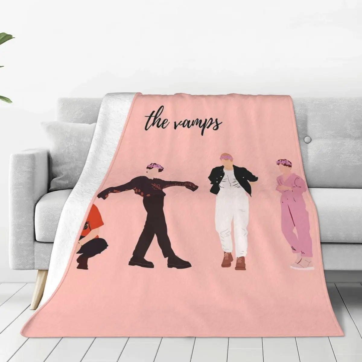 The Vamps - Cherry Blossom Era Blanket Flannel Lightweight Sofa Throw Blankets For Home Bedroom Travel Throws Bedspread Quilt