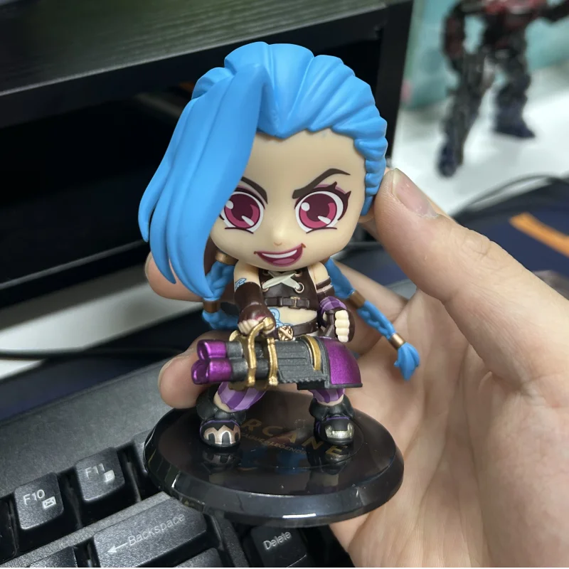 League Of Legends Jinx Vi Cosbabys 10cm Mini Collection Handmade Arcane: League Of Legends Jinx Vi Cosbabys