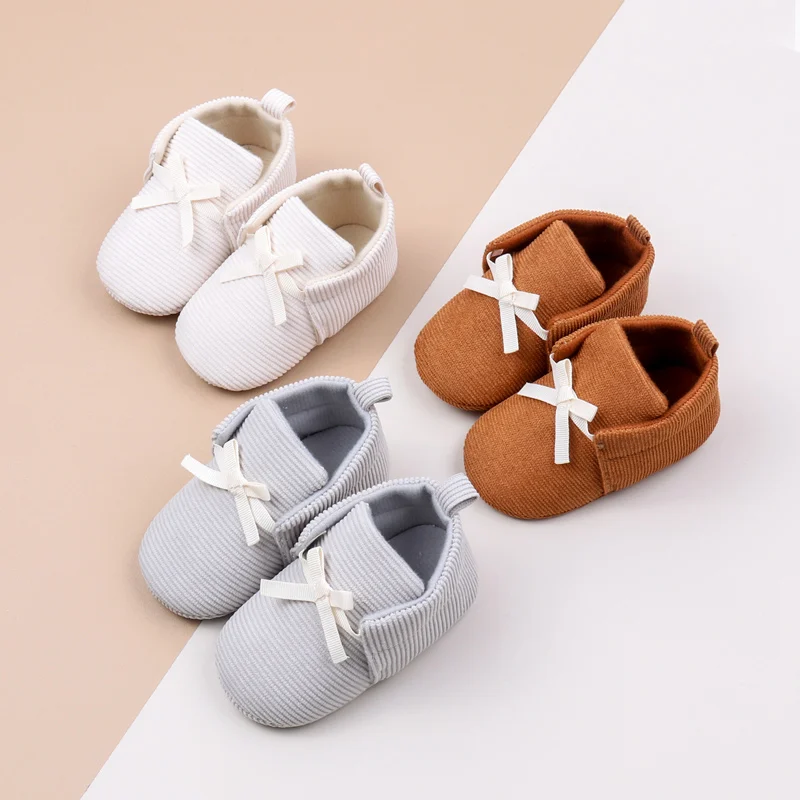 Baby Shoes Soft Cotton Warm and Comfortable for Newborn Toddler Prewalking Spring and Autumn Style Classcial Design 2024 BZZ3247