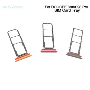 Bilashmart BackShell Original DOOGEE S98 S98 Pro SIM Card Cell Phone Sim Tray Card Holder Slot Accessories DOOGEE S98 Pro Smart Phone