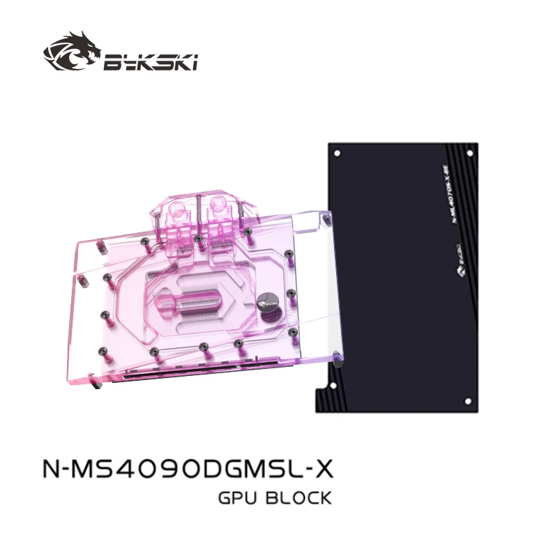 

Bykski GPU Block for MSI GeForce RTX 4090 D 24G GAMING X SLIM Video Card Water Cooling / Copper Radiator ARGB N-MS4090DGMSL-X