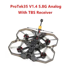 iFlight ProTek35 V1.4 Analog 3.5inch 6S CineWhoop BNF with RaceCam 1200TVL 2.5mm Camera / BLITZ Whoop F7 55A AIO /TBS RX For FPV