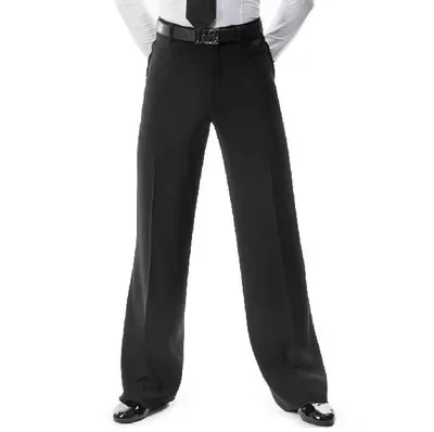 Pantalon de danse jazz et latine pour hommes, pantalon de danse de salon pour hommes, vêtements de danse noirs, pratique de la performance, 2 styles, nouveauté, 2021