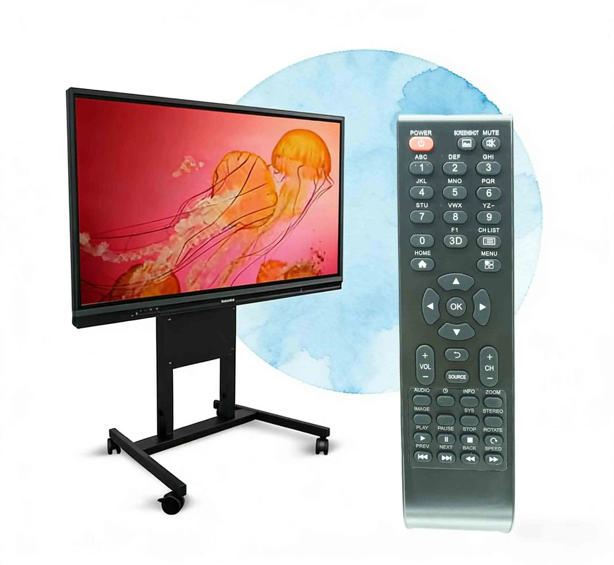 Remote Control For Infocus INA-REMOTE2 INF5512AG INF5522AG INF5533e INF6533 ActivPanel Interactive Flat Non Touch Display Panel