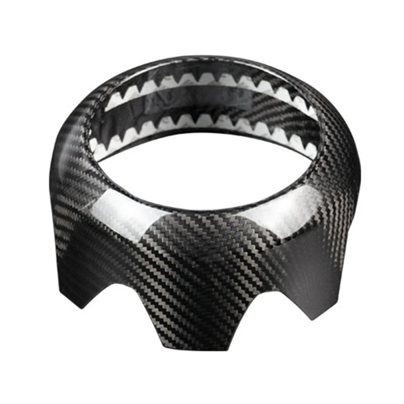 

Real Carbon Fiber Car Steering Wheel Cover Car Interior For MINI COOPER F54 F55 F56 F57 F60