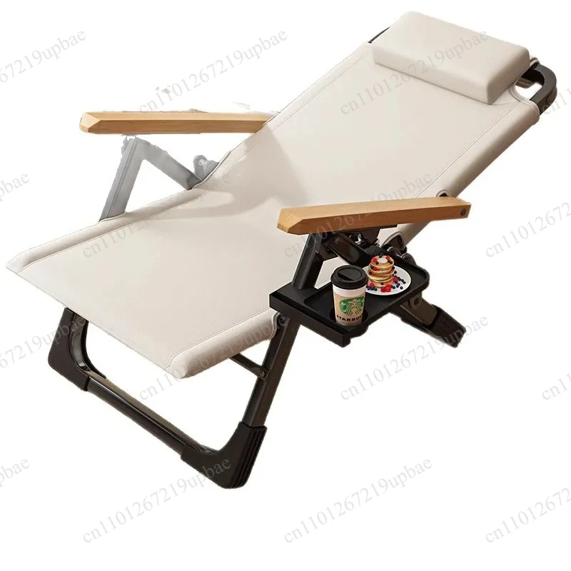 Foldable Oxford Fabric Lounge Chair 4 Person Adjustable Lazy Chair Portable Beach Fishing Bench Home Office Nap Bed