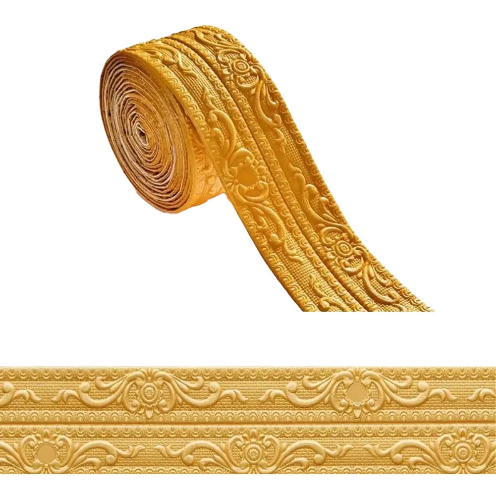 Self-adhesive corner protection strips designed to prevent wall damage and enhance safety in homes blending style and function
