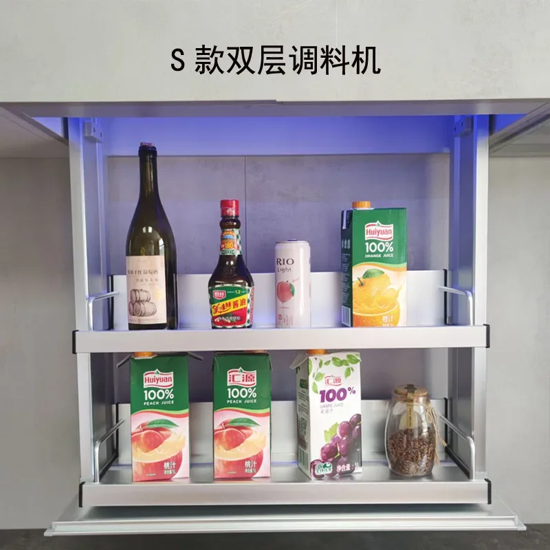 hanging cabinet electric lift basket, kitchen intelligent induction lift, cabinet up and down automatic basket seasoning basket