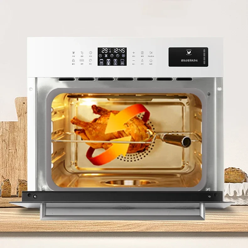 60L smart combi Steam oven rotary bread convection bakery electric toasters pizza built-in oven for baking