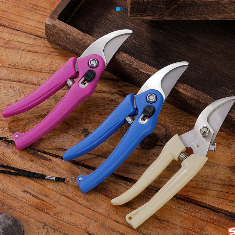 Stainless Steel Garden Labor-saving Tools Fruit Tree Gardening Scissors Flower Picking and Fruit Pruning Scissors