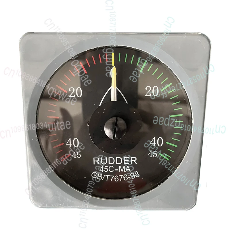 DL-lll Marine Hydraulic Rudder Inductive Rudder Angle Meter Rudder Angle Generator Instrument Panel 40/45 Degrees