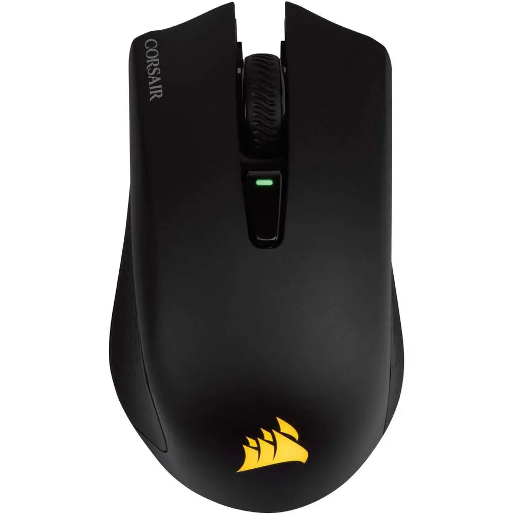 Wireless RGB Gaming Mouse - 10,000 DPI - 6 Buttons - Low-Latency Bluetooth - Compatible with PC, PS5, PS4 - Black
