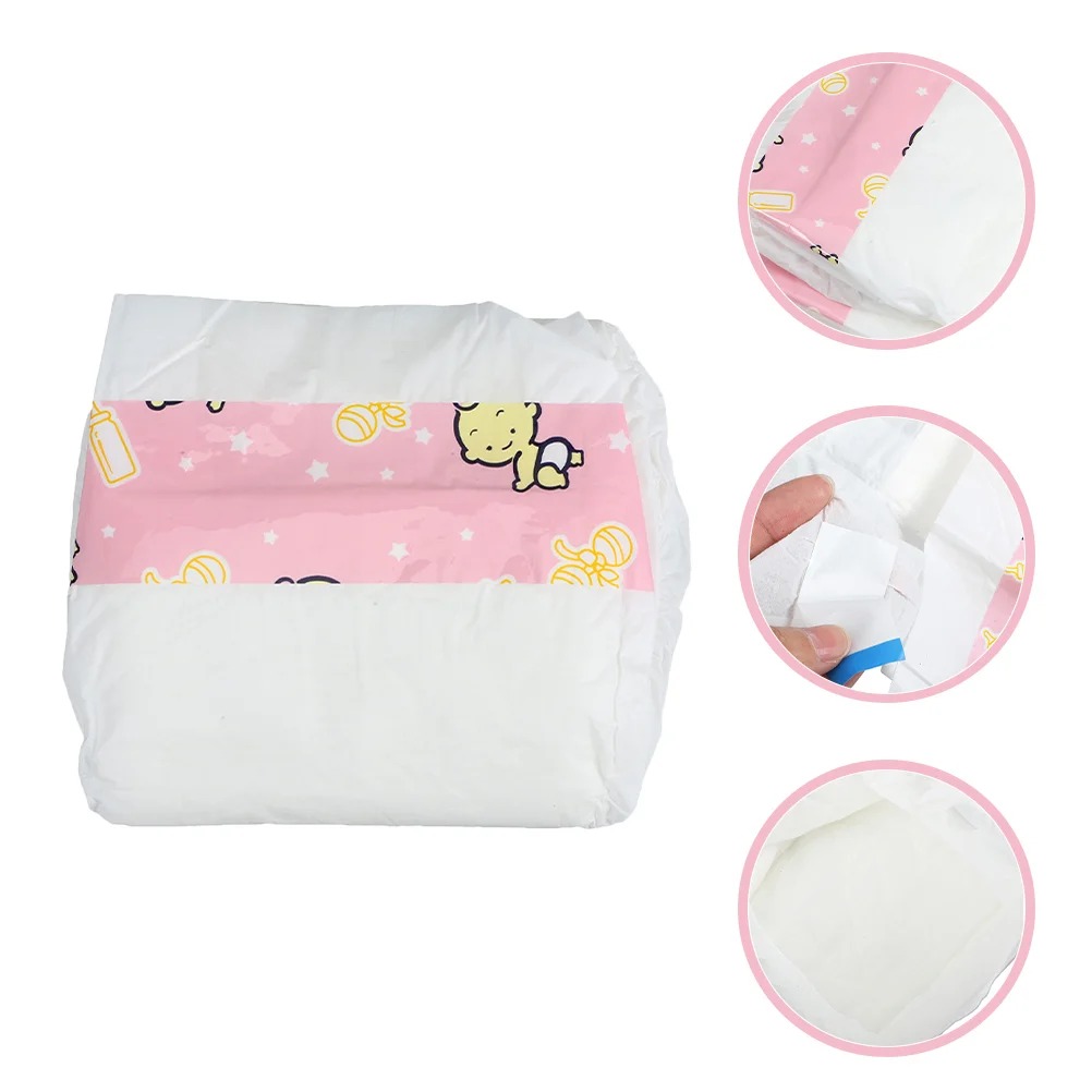 

10 Pcs Play House Diapers Dress up Dolls Accessory Plastic Reborn Baby Accessories