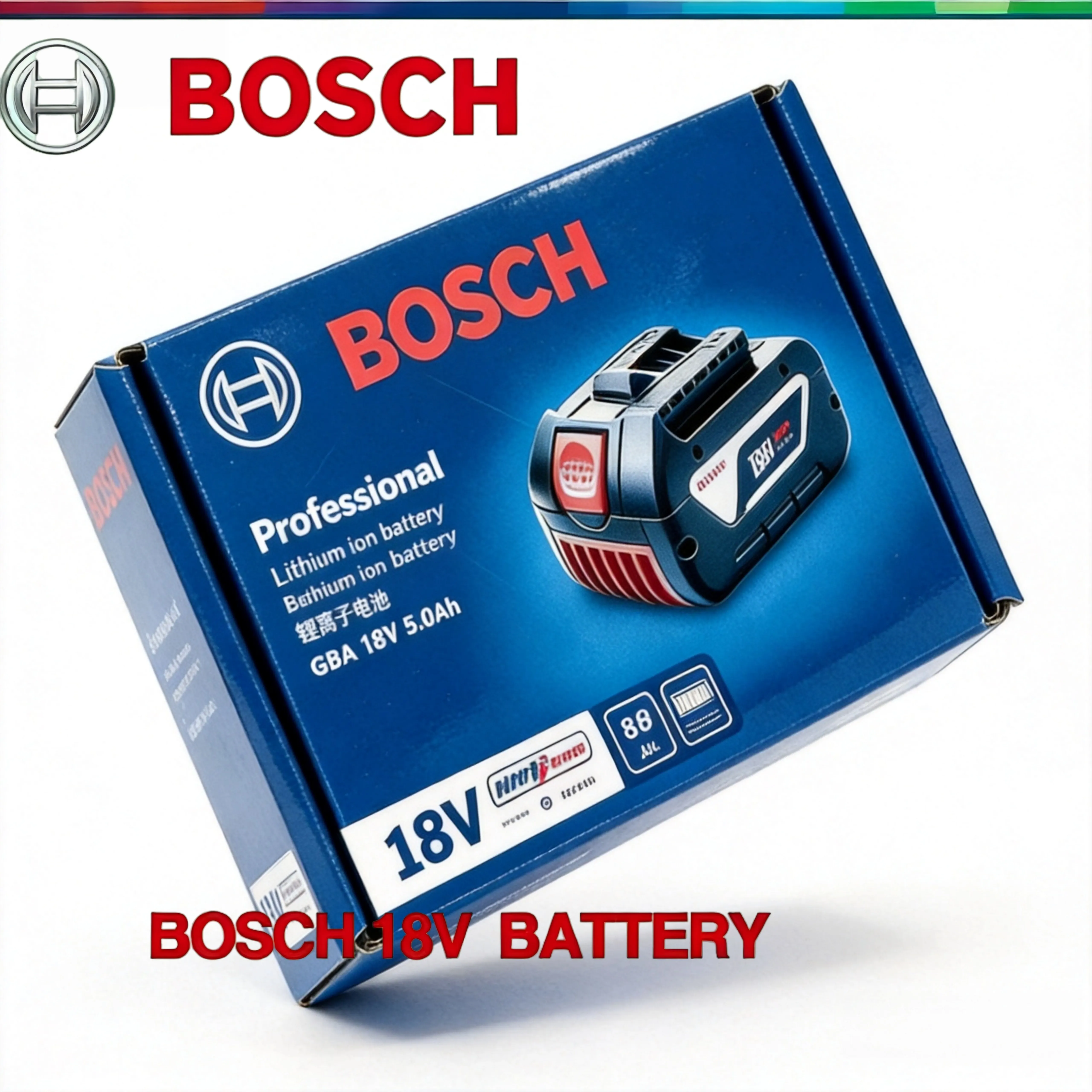 New 18V 12.0AH Professional Lithium Battery for Bosch BAT609 BAT609G BAT618 BAT618G Electric Tool Rechargeable Battery