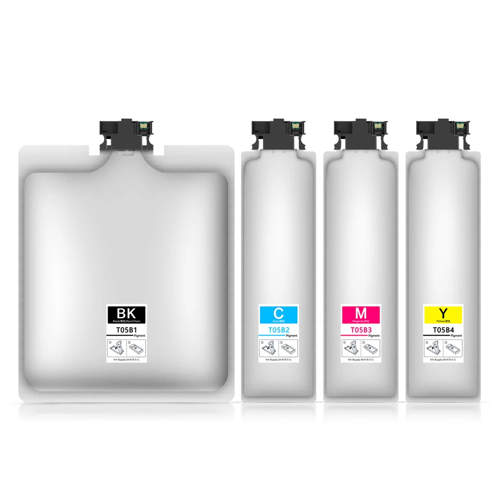 European T05B T05B1 T05B2 T05B3 T05B4 Ink Cartridge With Pigment Ink For Epson WorkForce Pro WF-C878R WF-C879R Printer Ink Bag