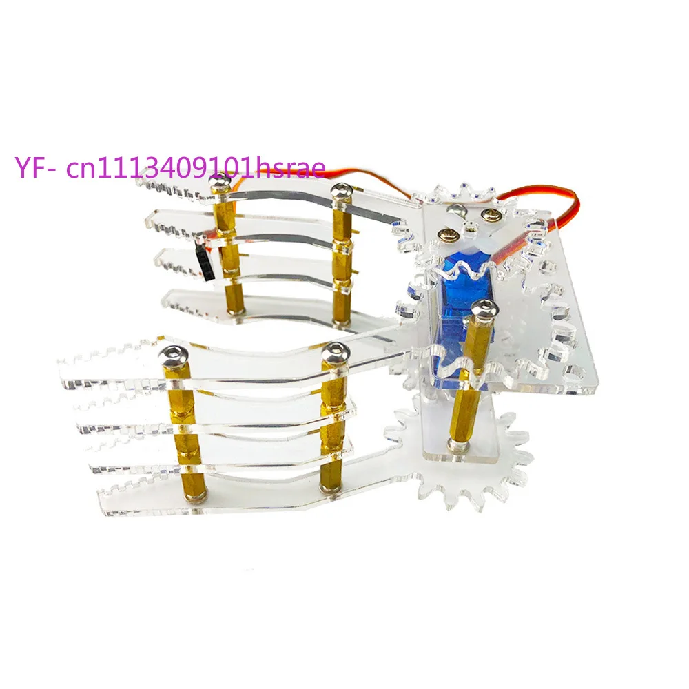 9G Servo Mechanical Claw Manipulator Acrylic Splicing Symmetric Gripper Accessory Parts
